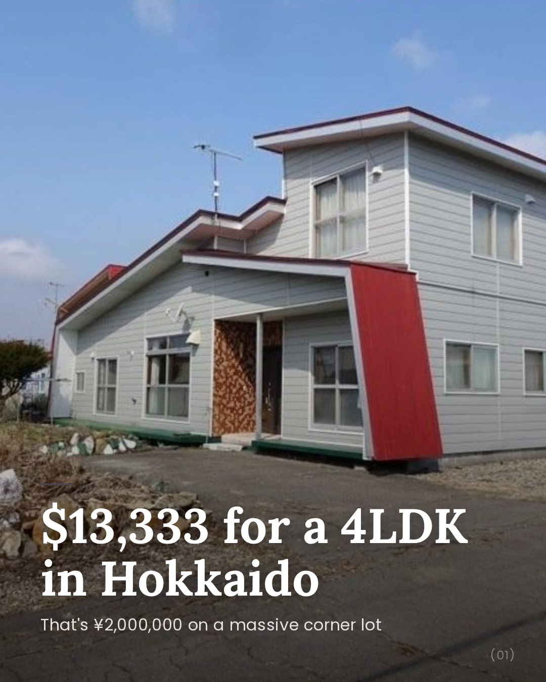 [Recommended for Renovation] Perfect for Your First Country Living Experience [Large 135-Tsubo Corner Lot, Northeast Facing]