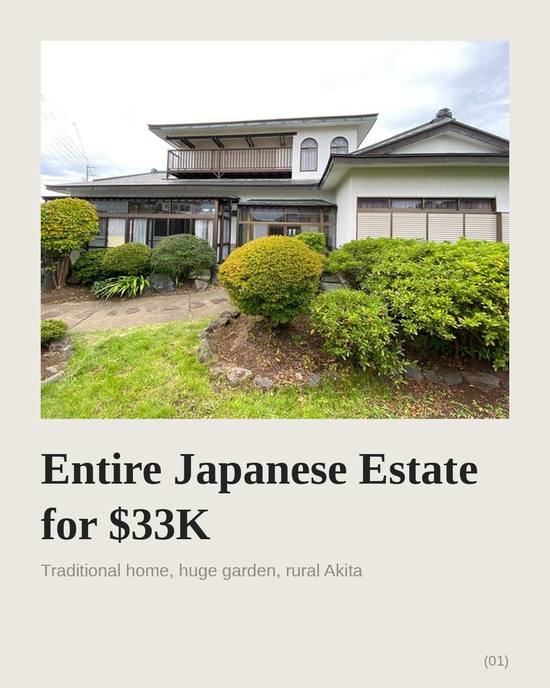 Pure Japanese-style home with a magnificent south-facing garden. A serene residence that brings peace of mind.