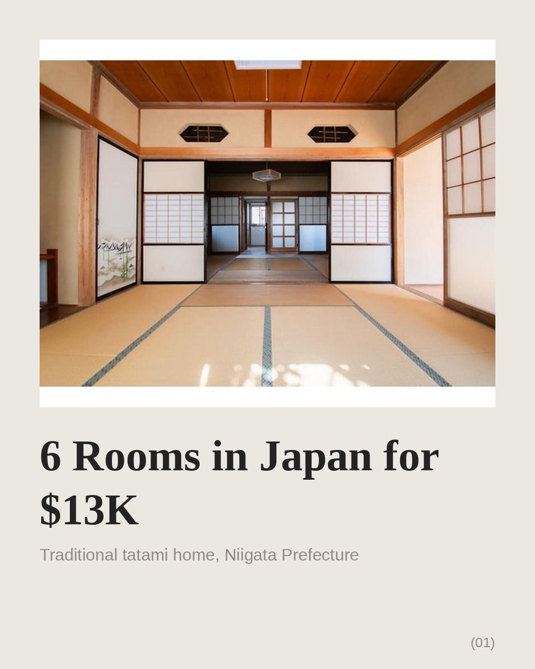 Sakuragi-cho (near Higashi-Kashiwazaki Station) – ¥1,980,000